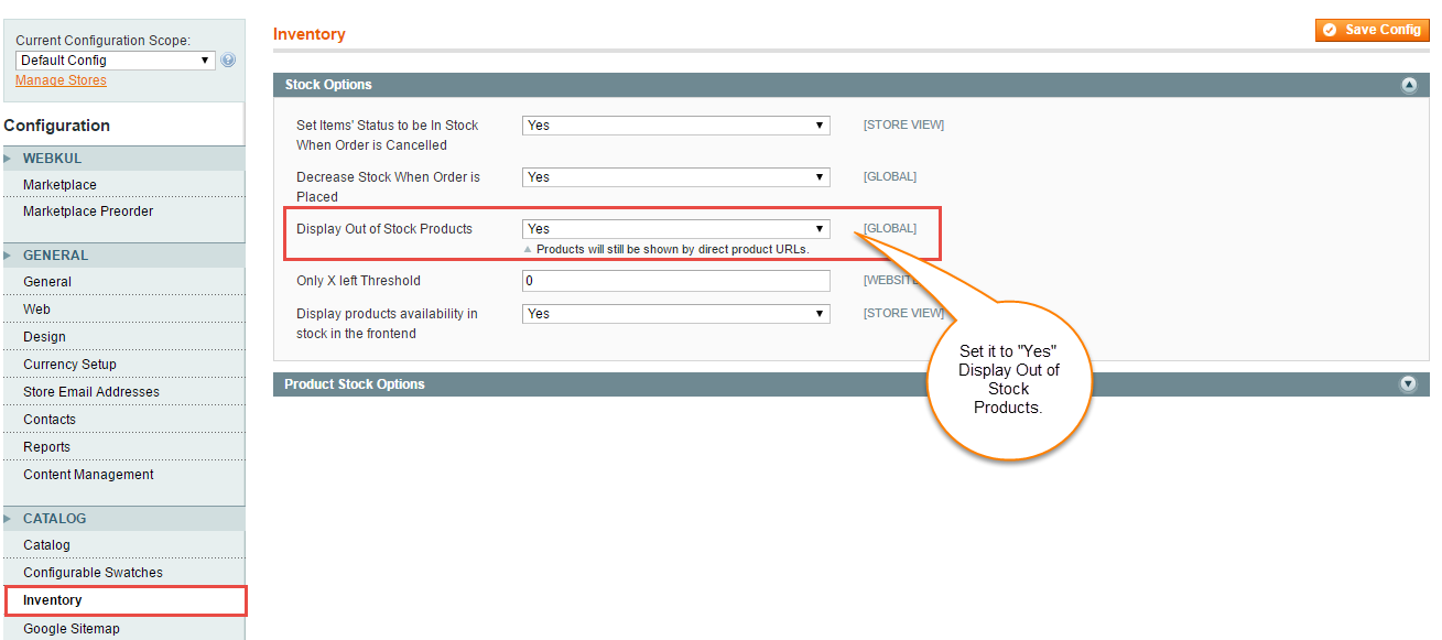 Admin PreOrder Product Settings