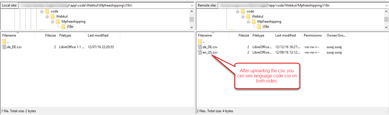 Magento2 Marketplace Free Shipping Translation