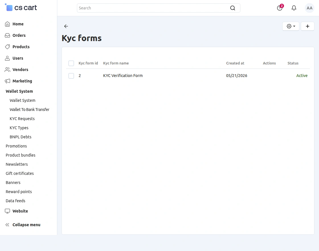 cs-cart-wallet-system-create-kyc-form