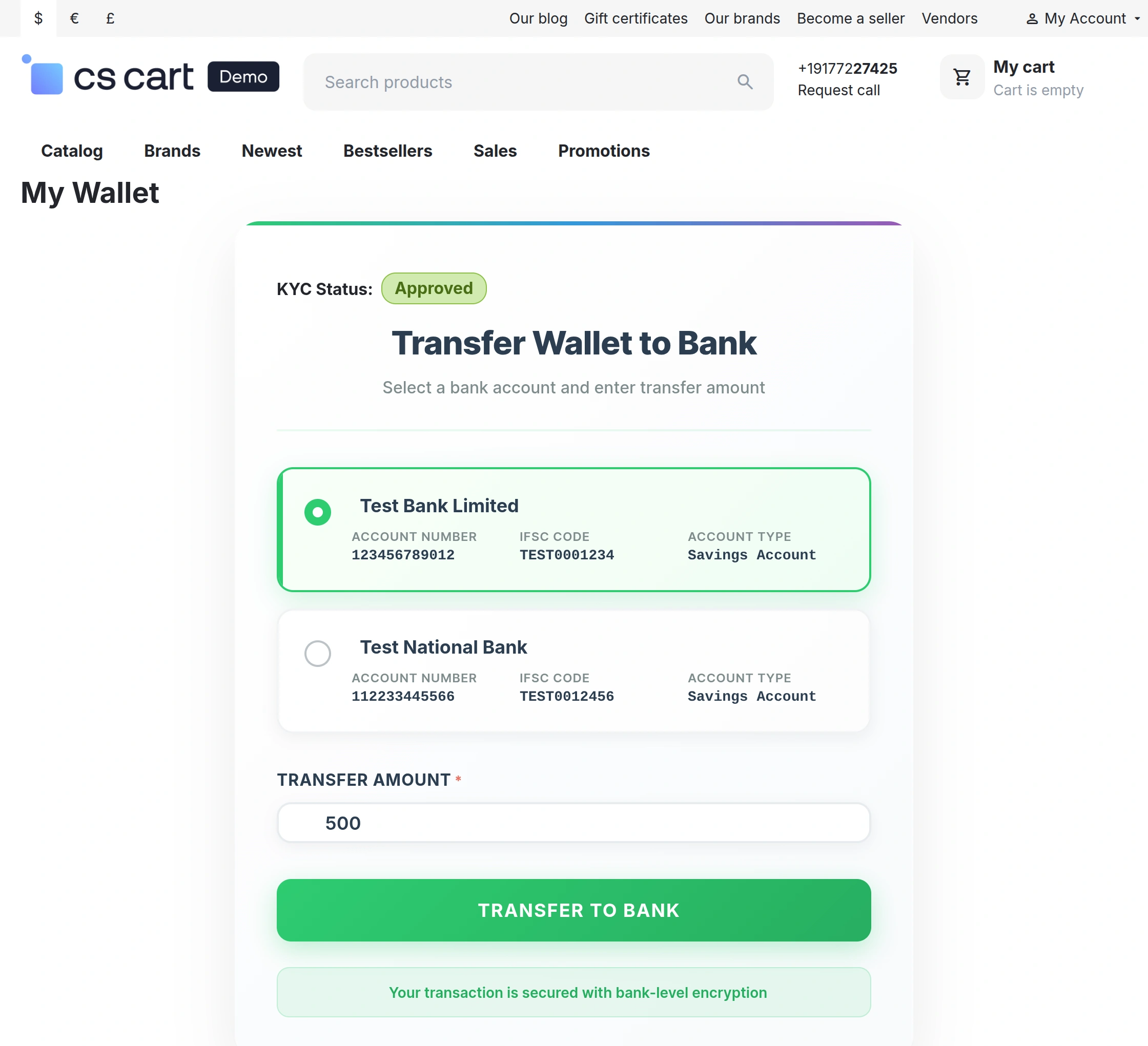 frontend-wallet-to-bank-transfer