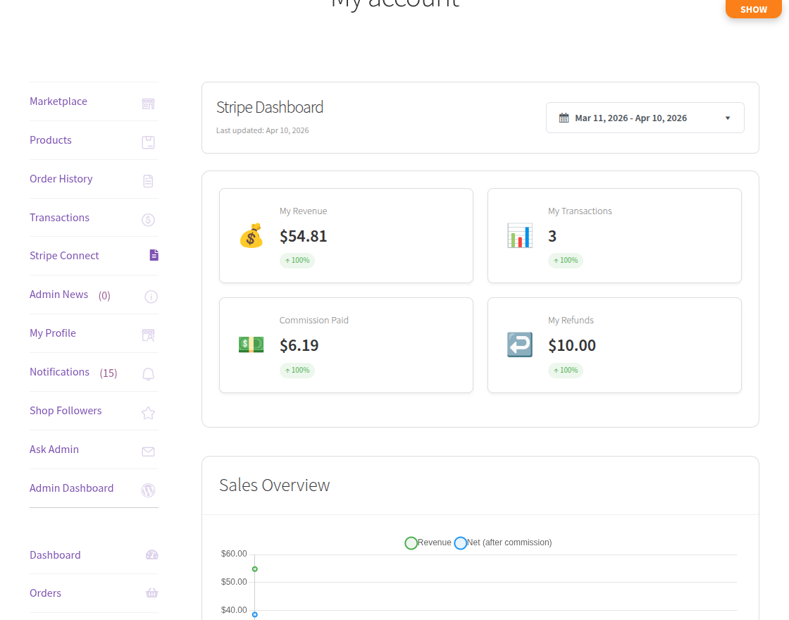 stripe-seller-dashboard
