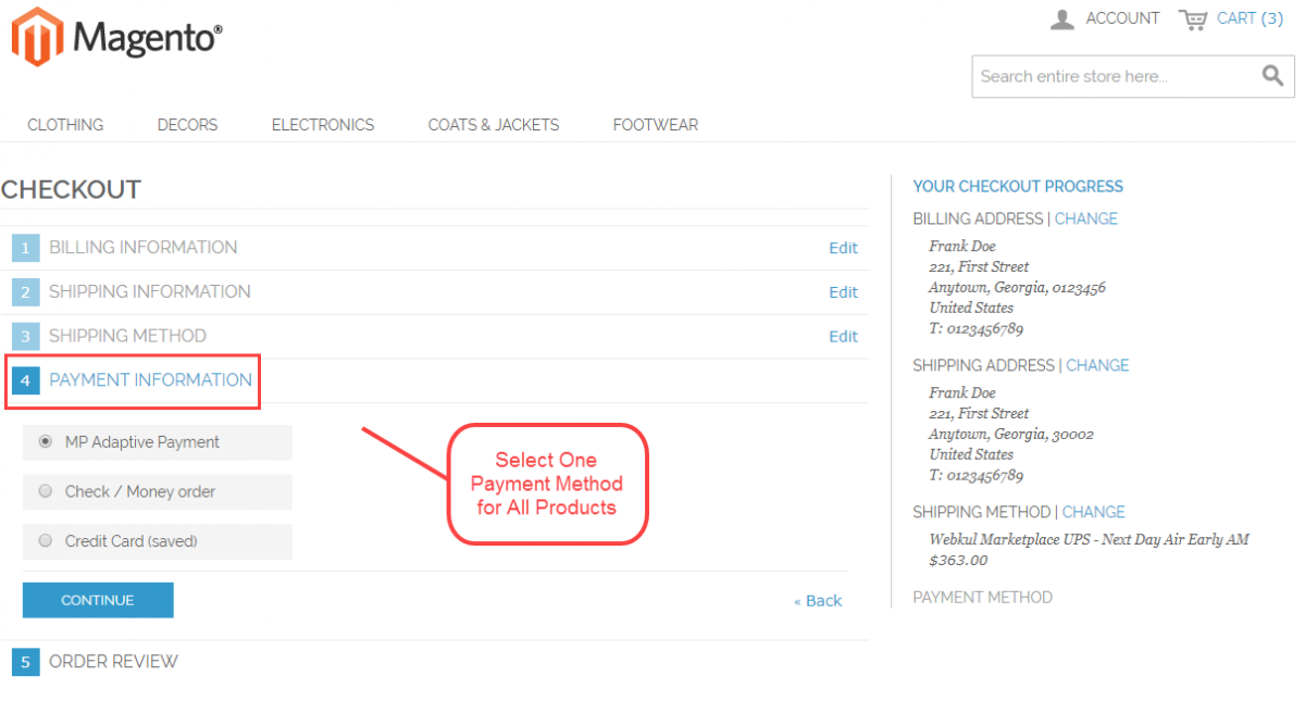 Magento Marketplace Split Order