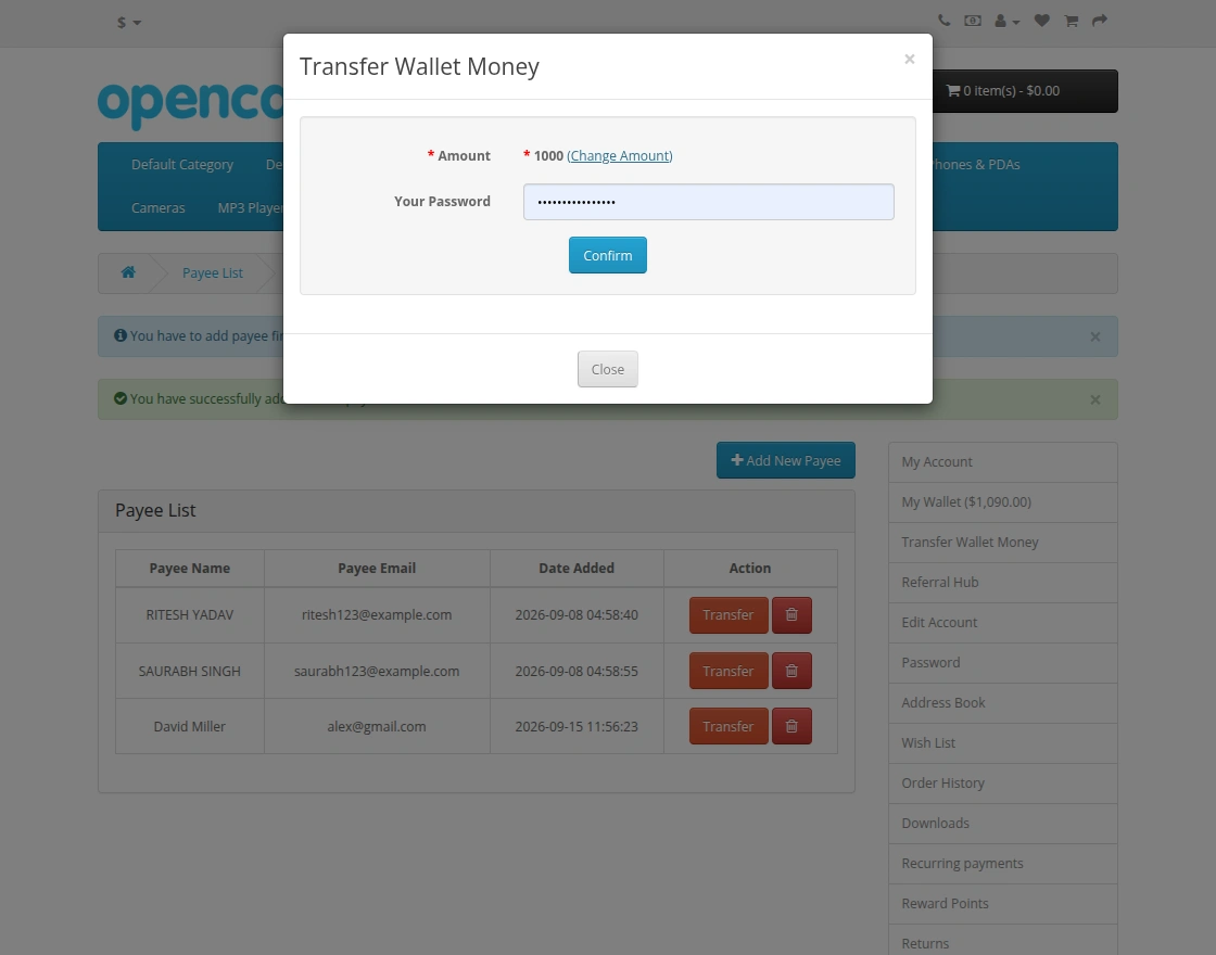 oc-wallet-system-customer-enter-password-transfer-money-to-payee