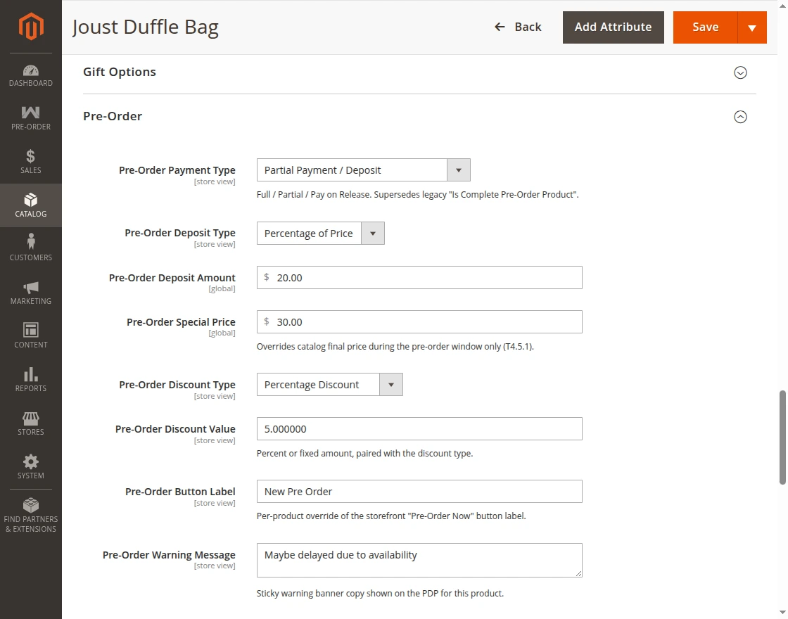 product-preorder-config