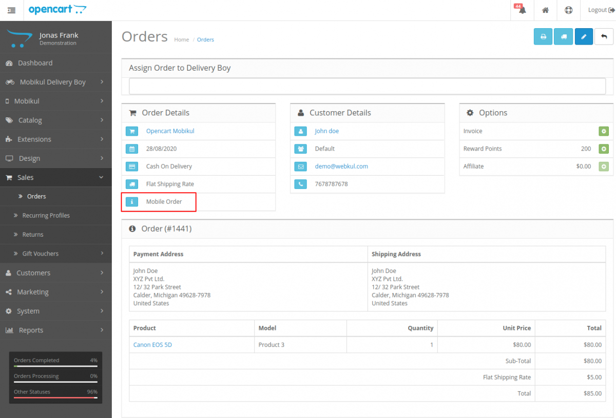 User Guide for OpenCart Mobile App Builder