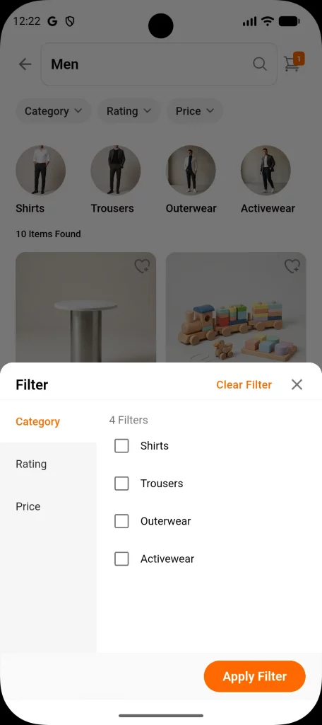 filter view