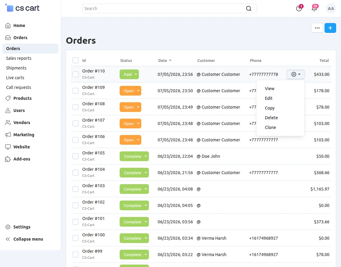 cs-cart-advanced-order-orders-list-settings