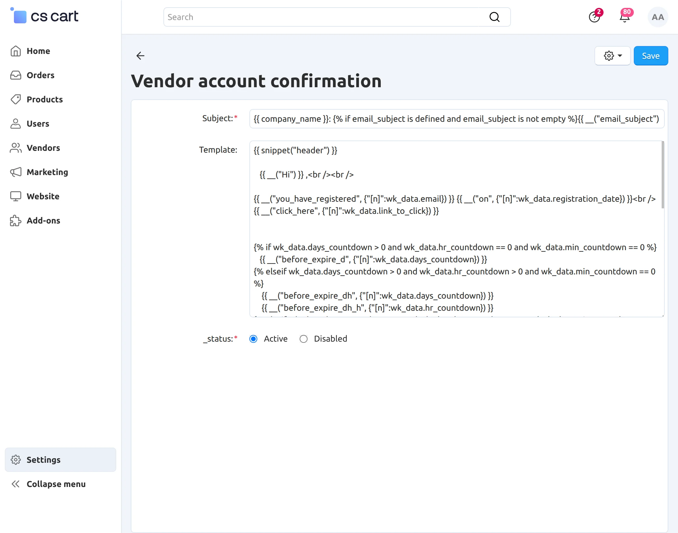 i-vendor-account-config