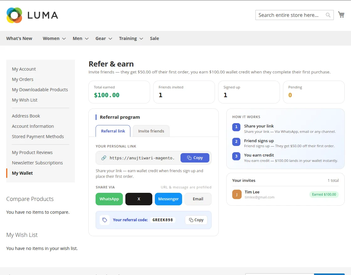 Refer & Earn