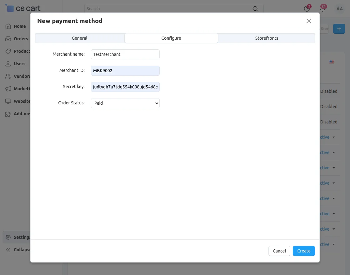 mobikiwi-configuration