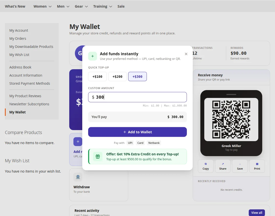 Add Money to Wallet