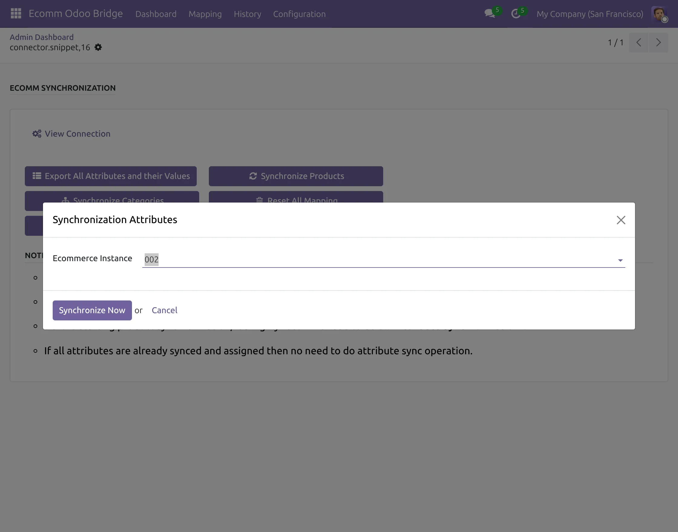 sync attributes