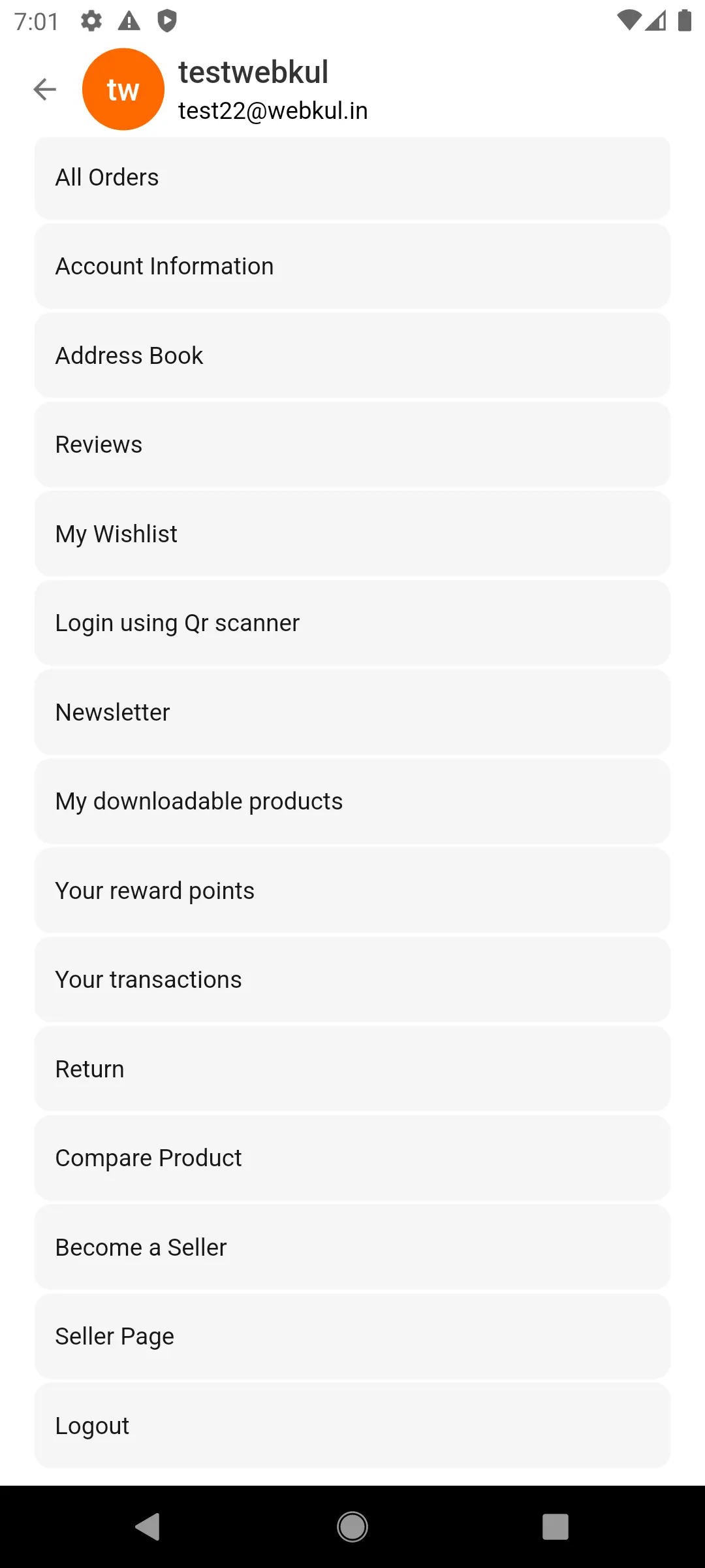 Customer Dashboard