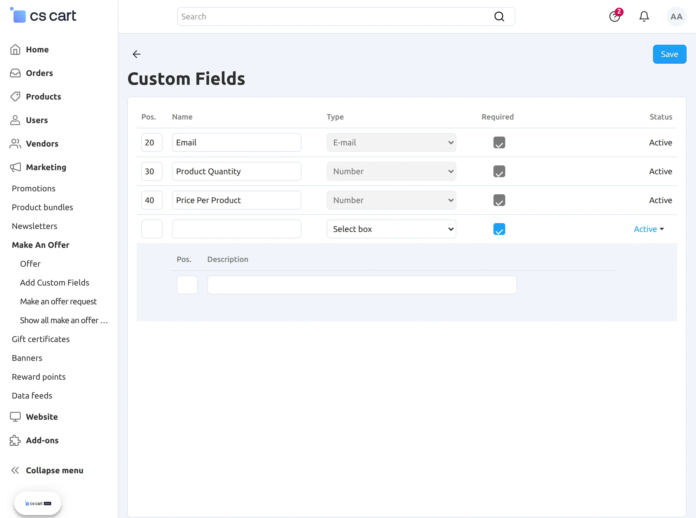 custom-fields