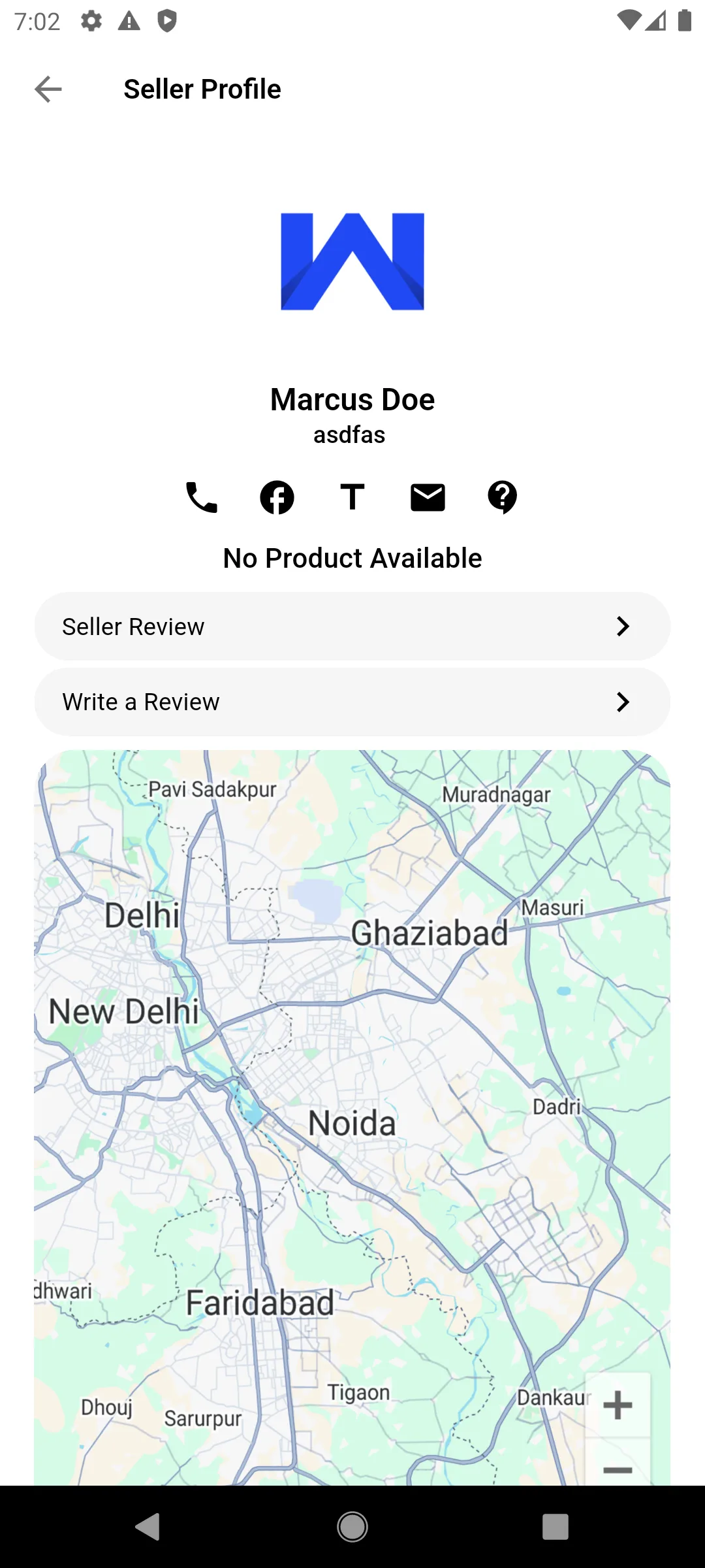 Seller Profile