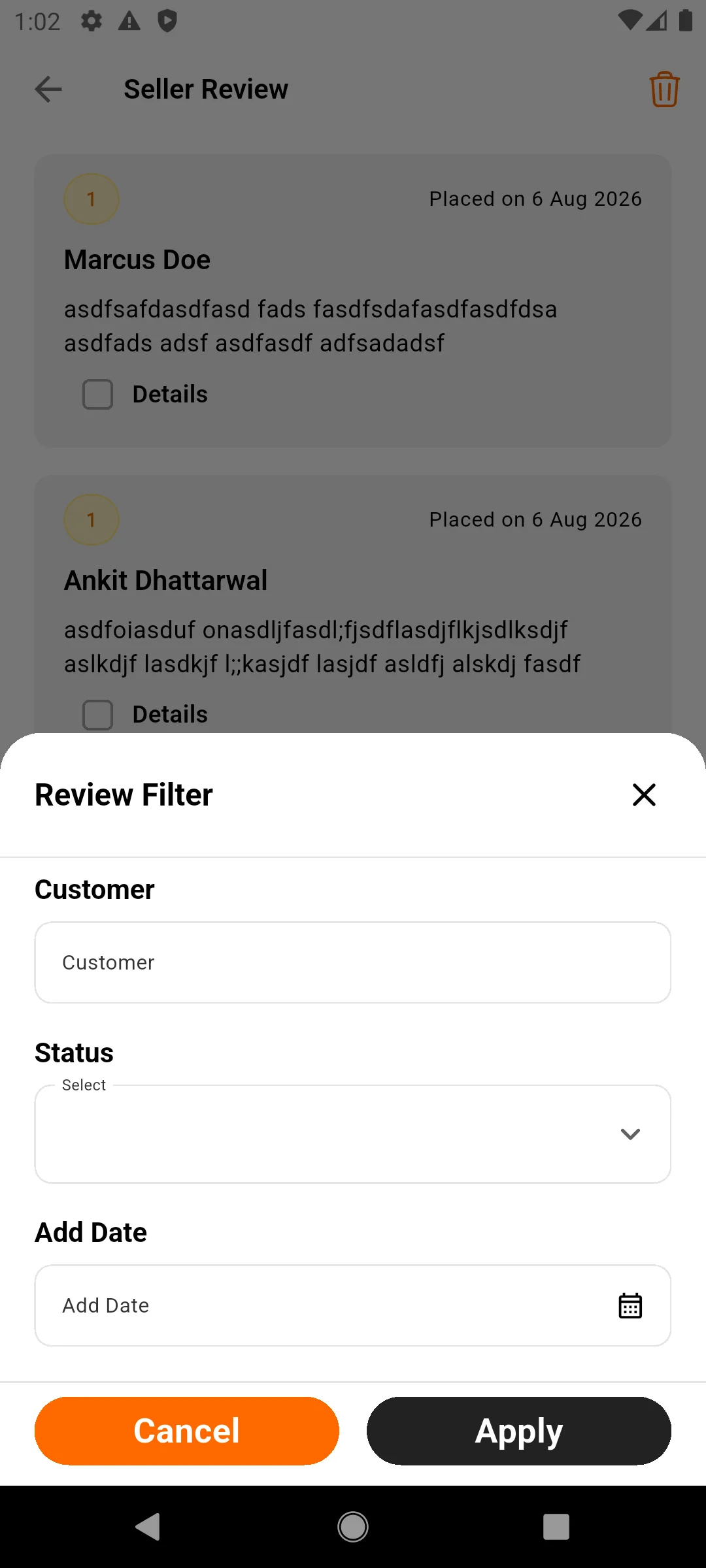 Review Filter