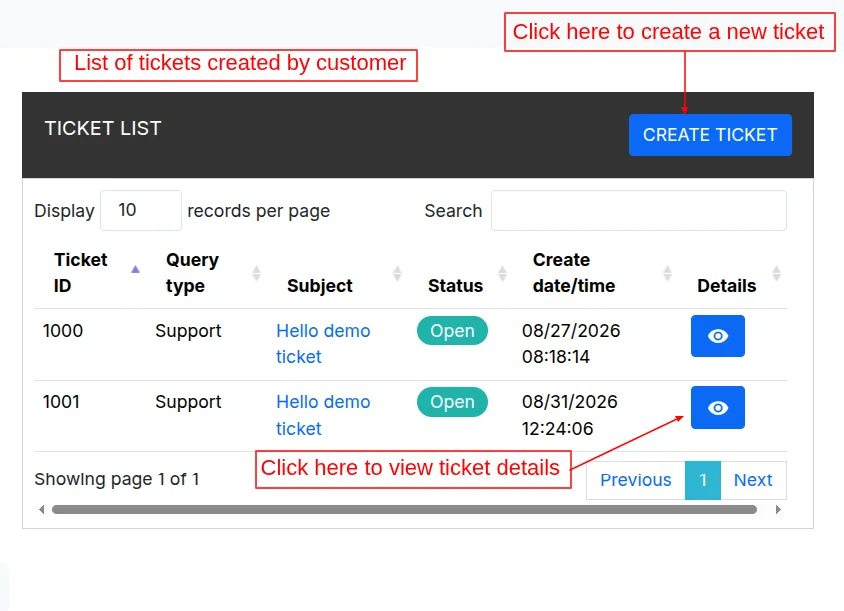 viewticket