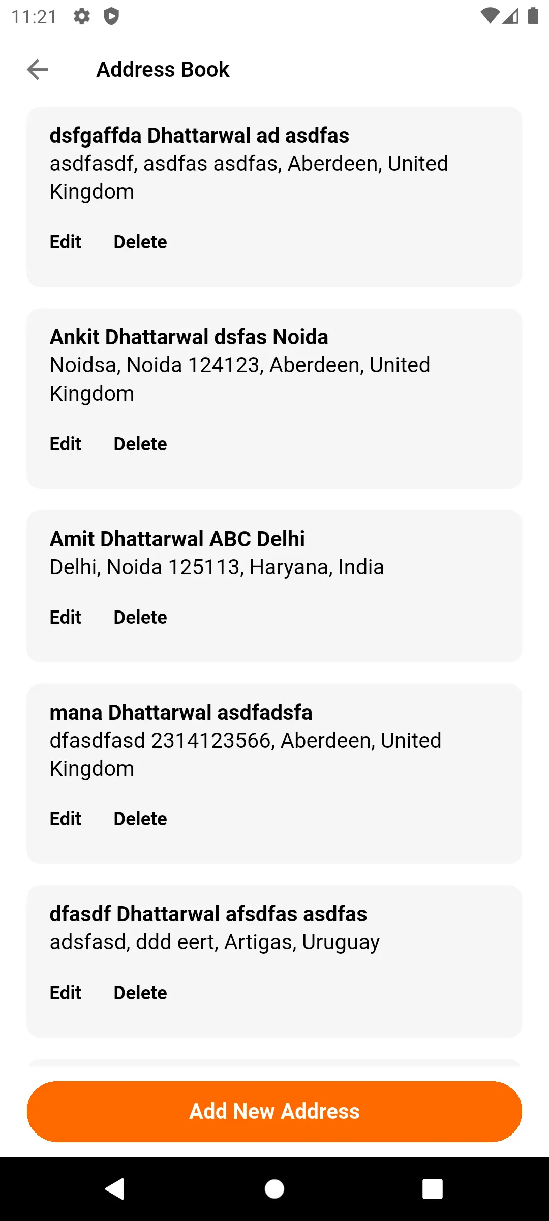 Address Book