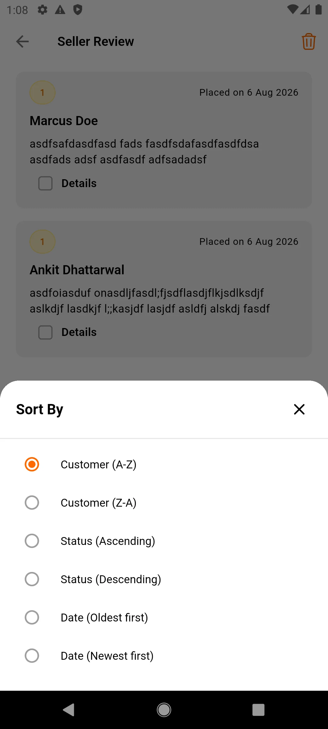 sort