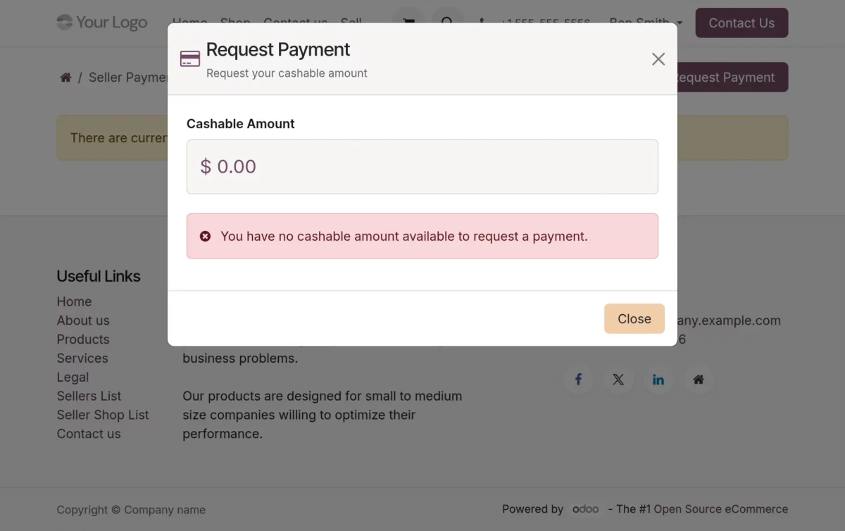 request payment