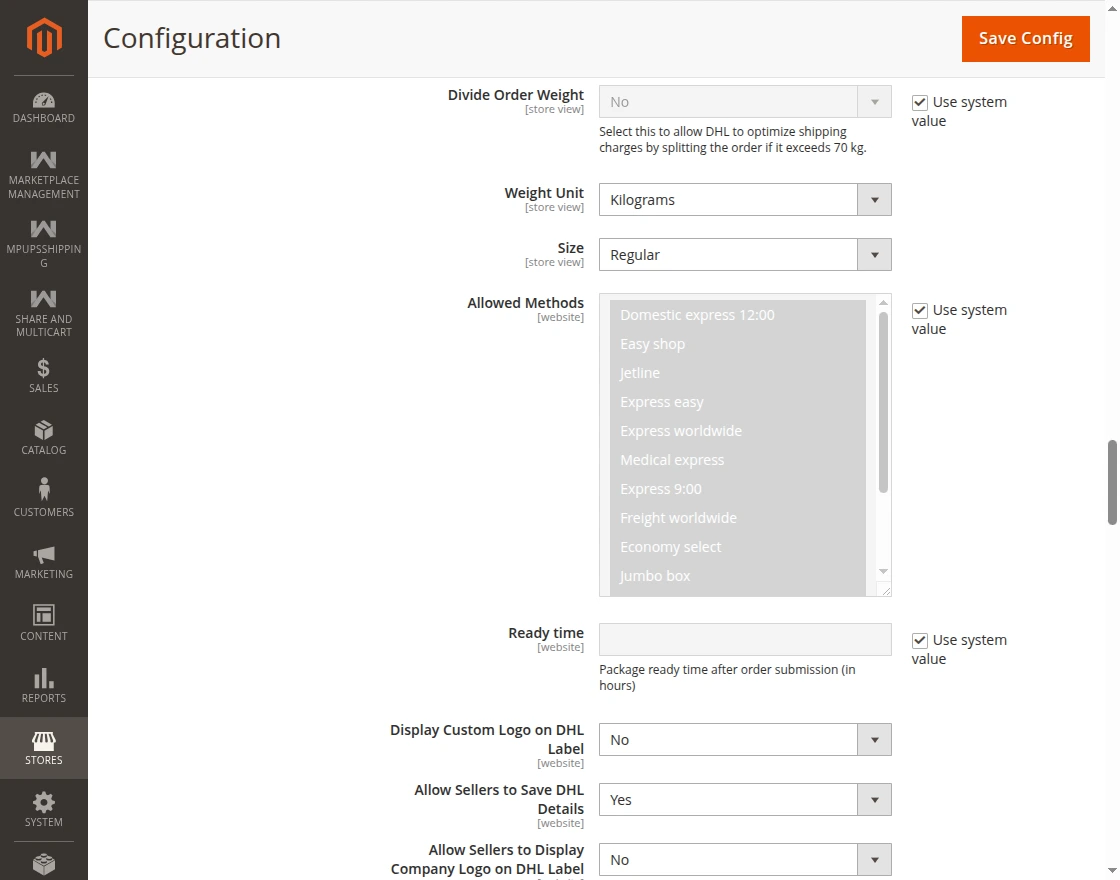 dhl-more--config