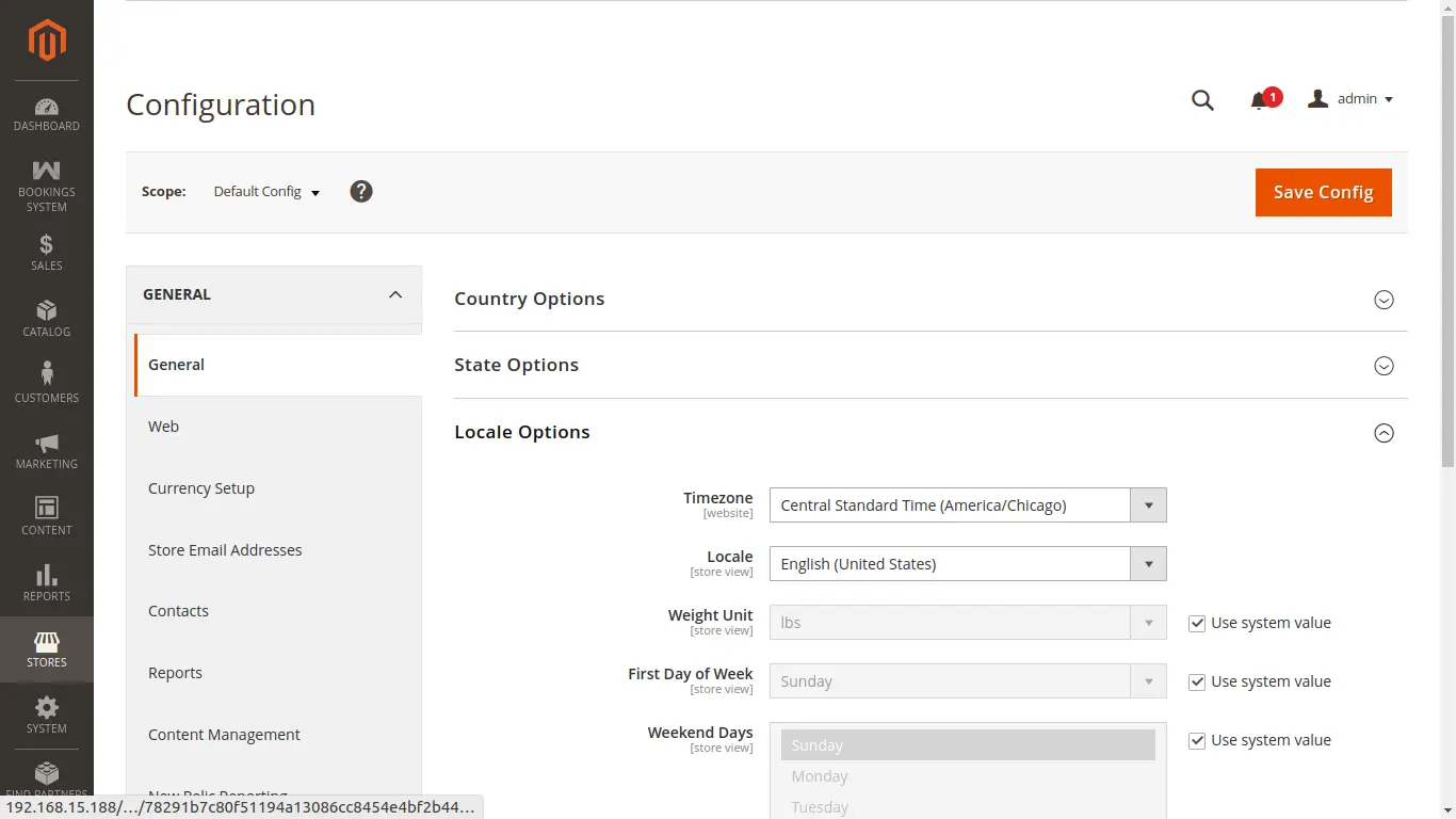 webkul-configuration