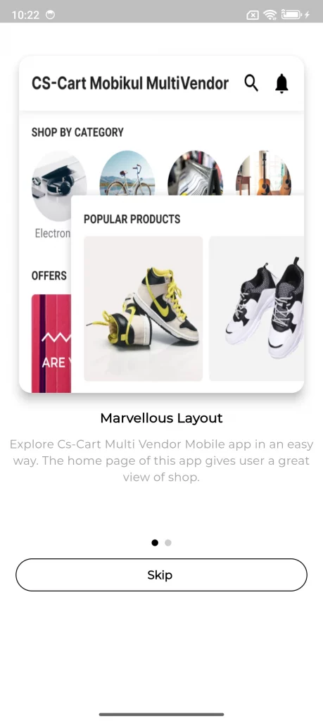 cs-cart multi-vendor mobile app