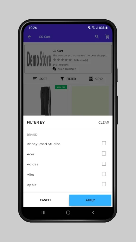 CS-Cart Multivendor Mobikul Mobile App