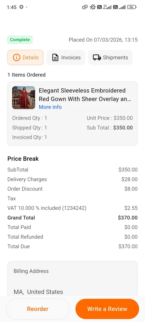 invoice receipt