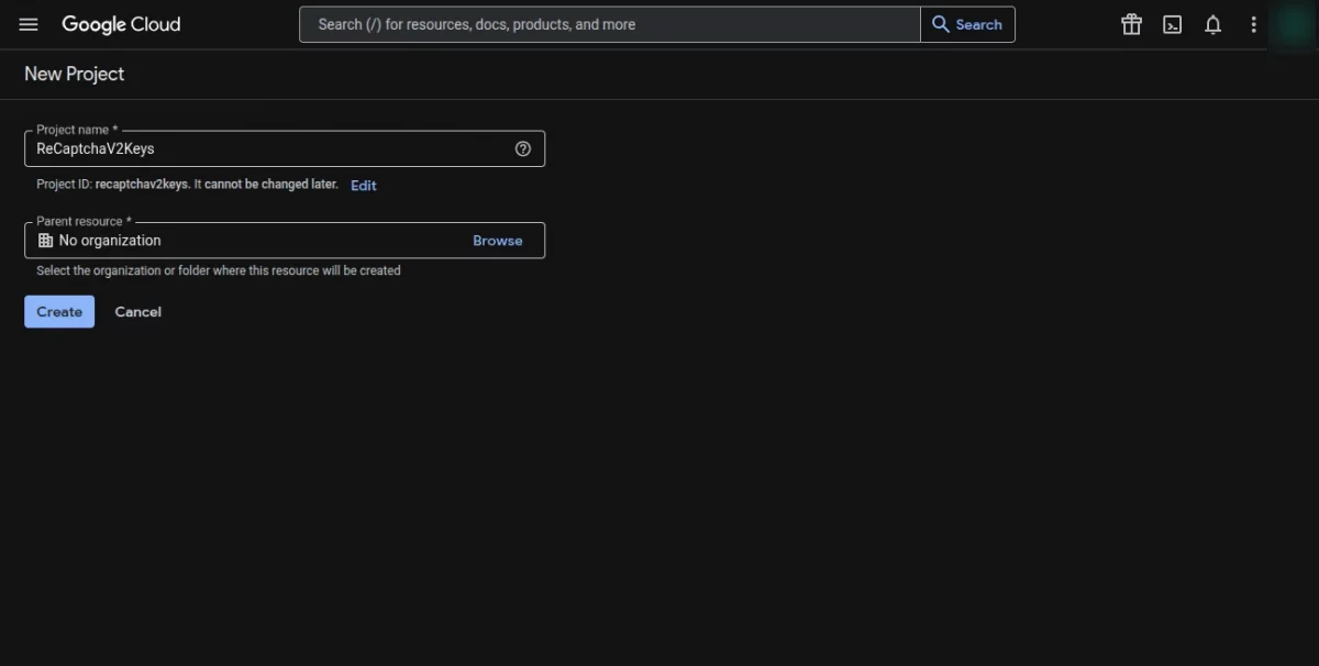 recaptacha API