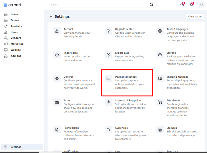 cs-cart-payment-page