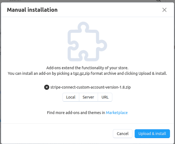 addon-intstallation