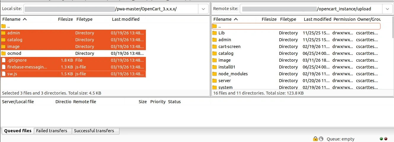 upload module