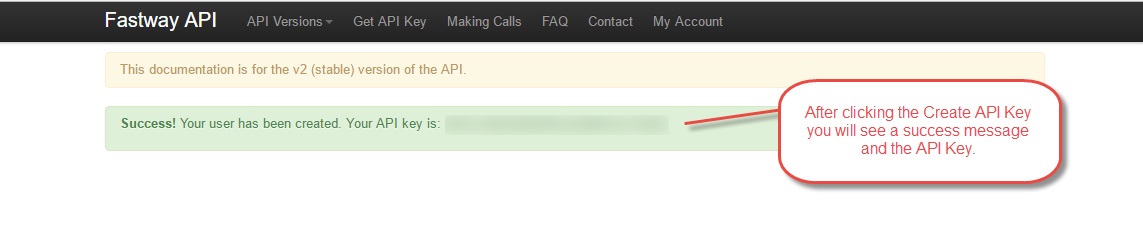 Success-message-Api-key