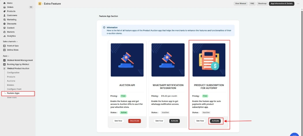 product subscription ap