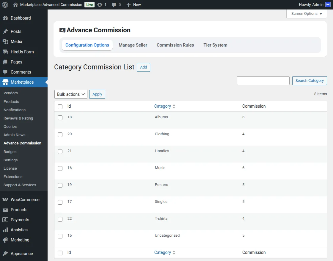 category-commission-list