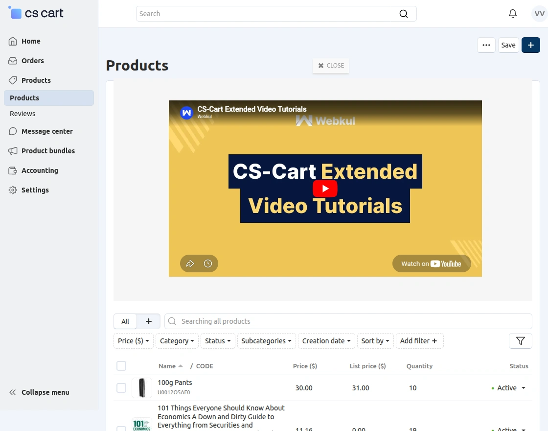 cs-cart-extended-video-tutorial-vendor-panel-preview