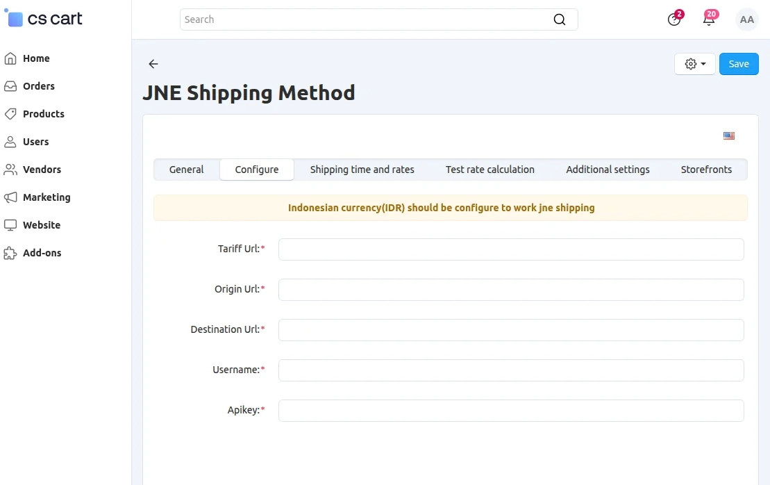 cs-cart-configure-shipping-method