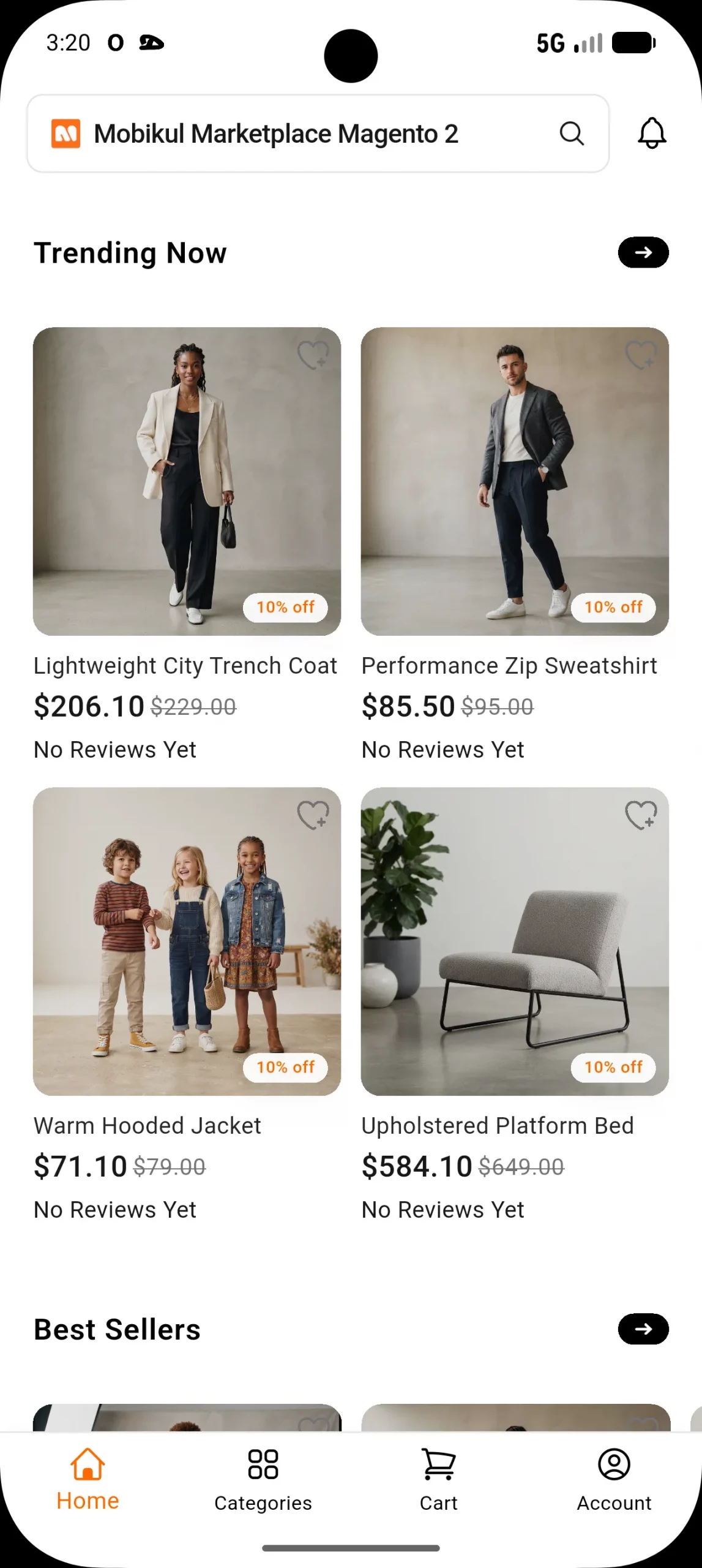 trending carousel