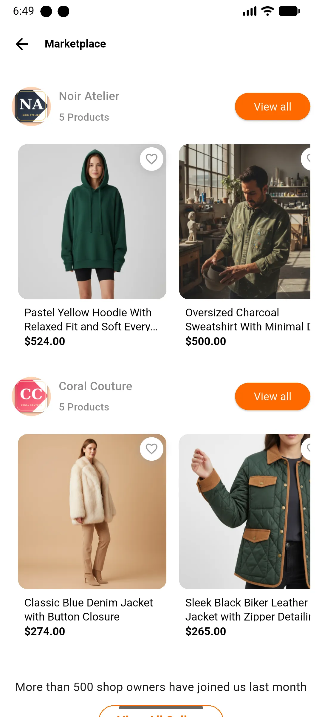 marketplace sellers