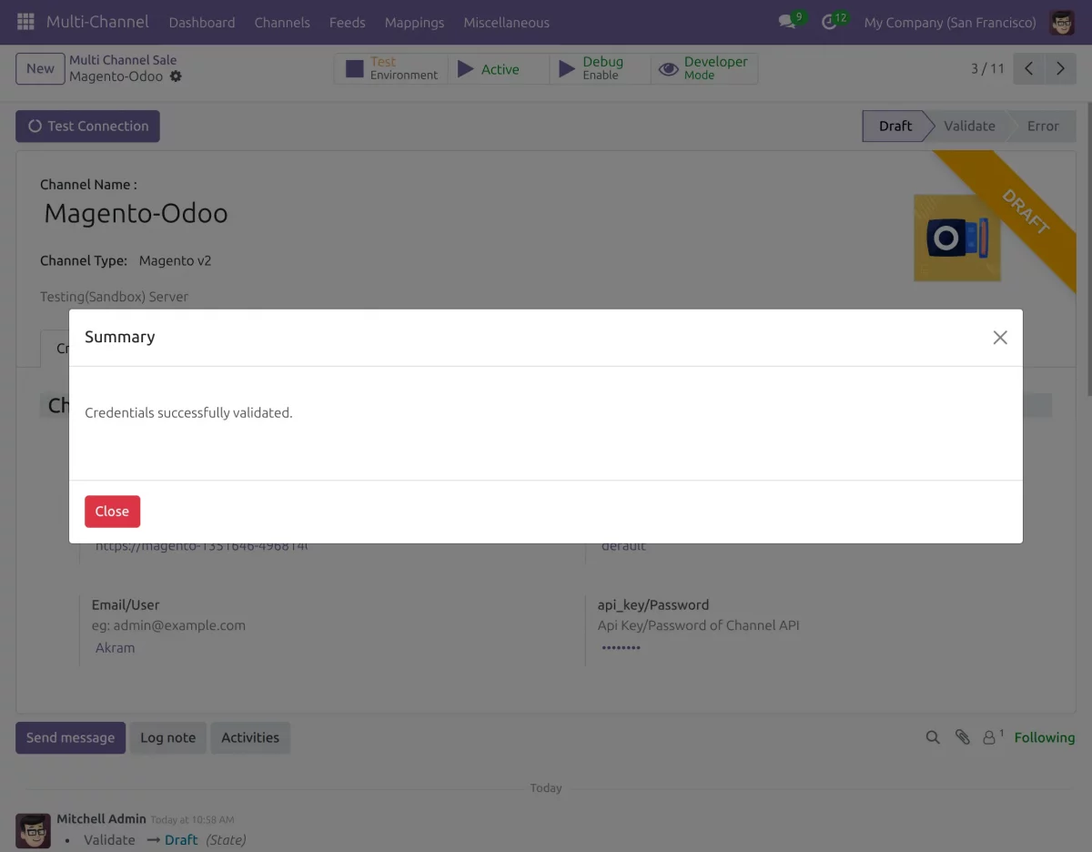 credentials-validated