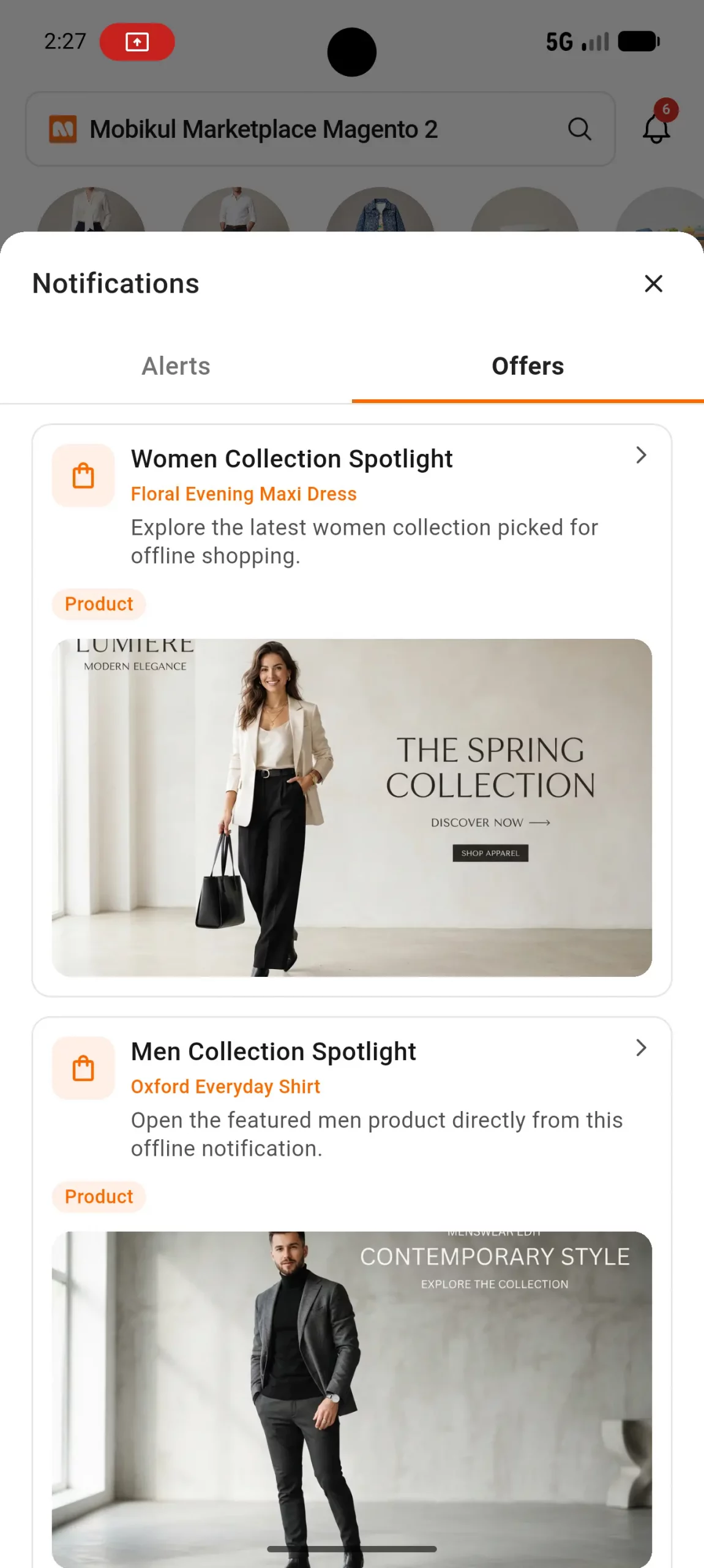Notification of the Offers