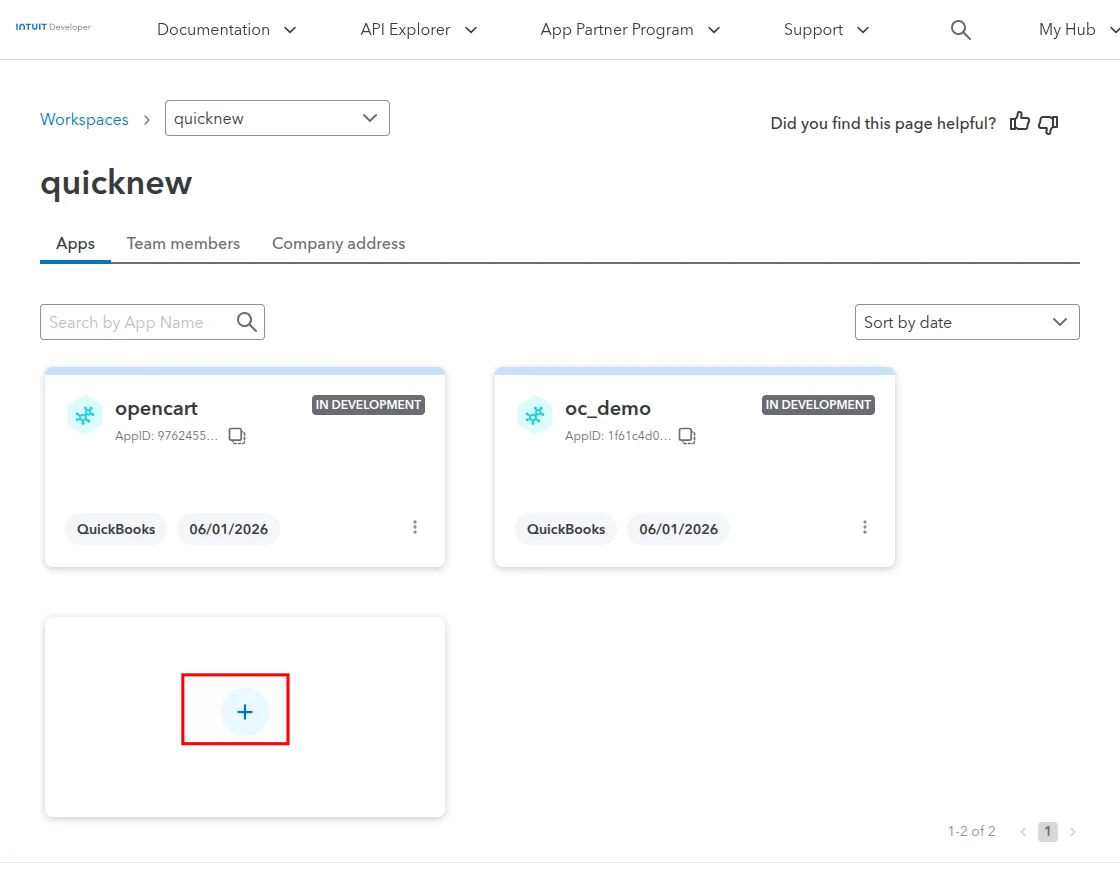 Quickbook Create app