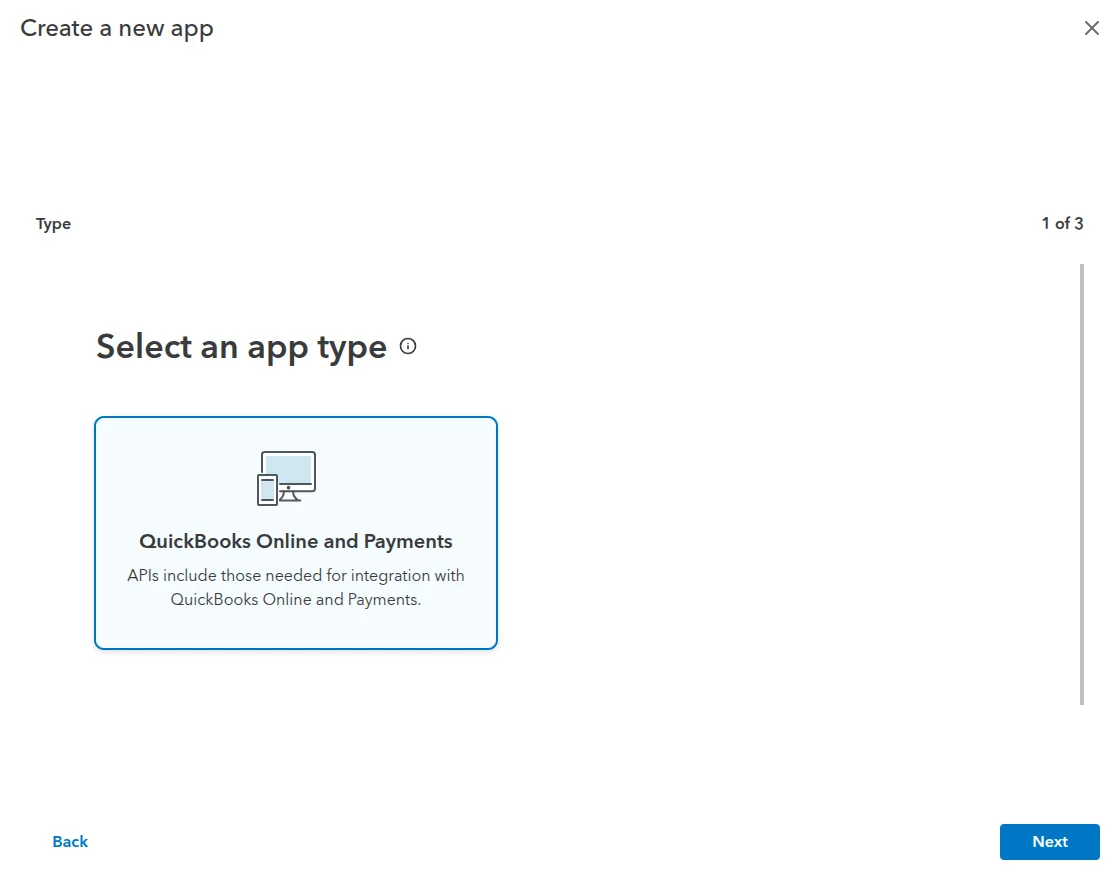 Quickbook select app