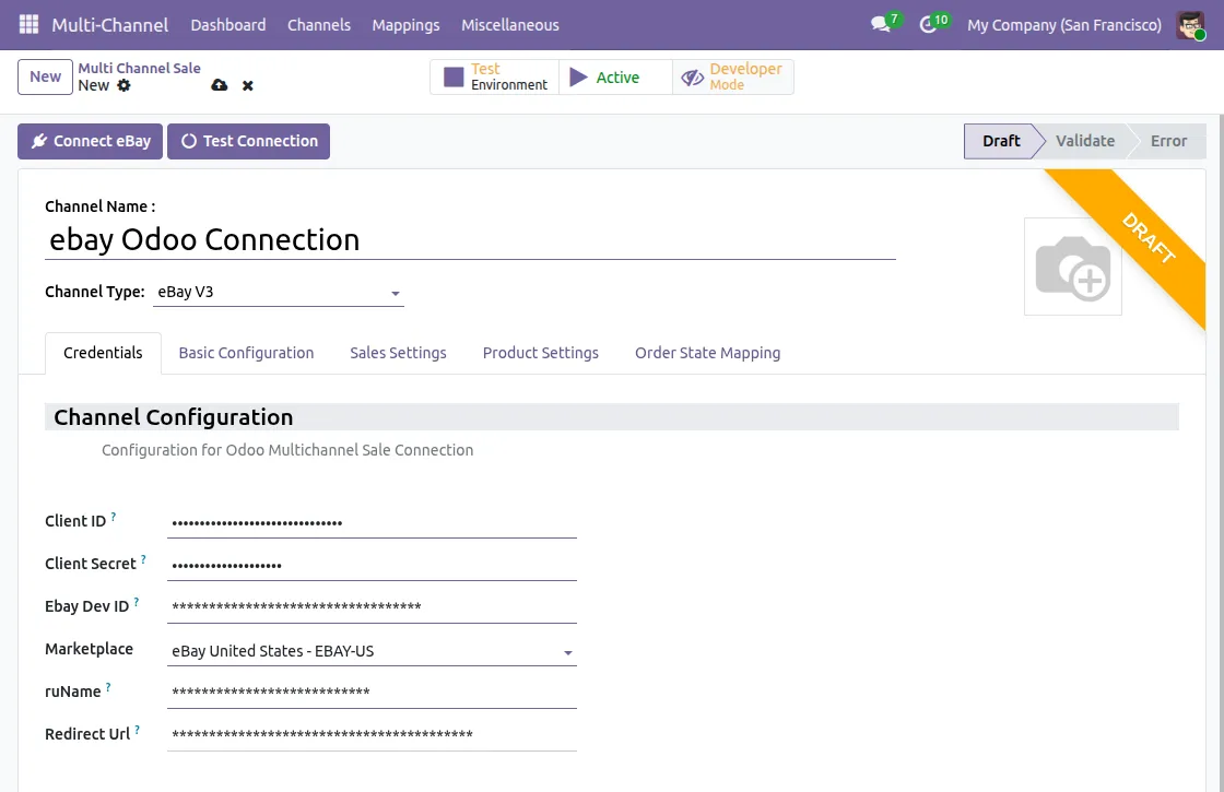 api credentials