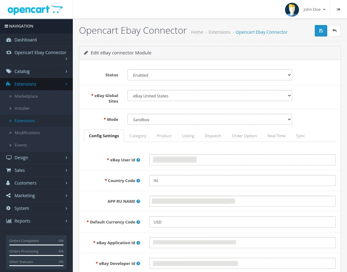 oc-ebay-connector-config-settings
