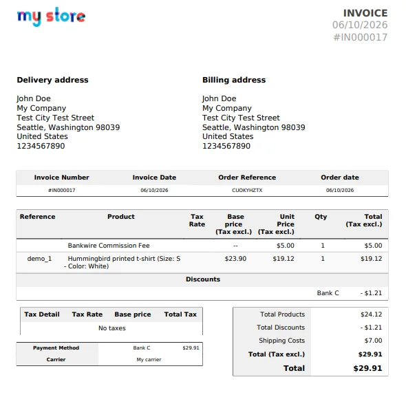 invoice