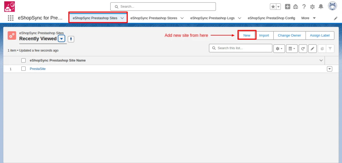 prestashop salesforce connector 