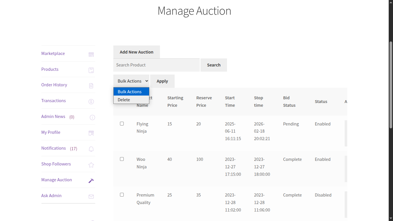 sellerend-auction-list