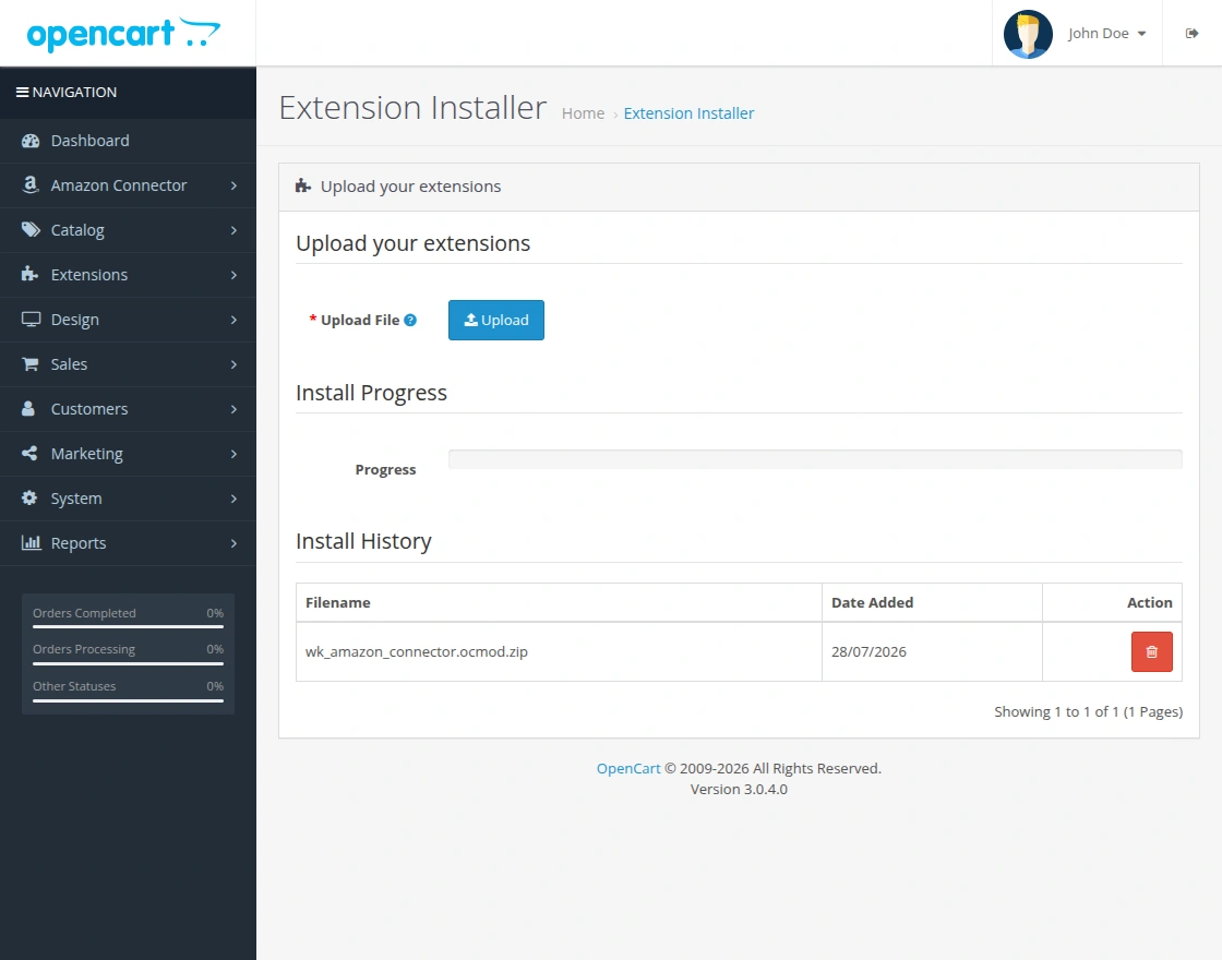 oc-amazon-connector-upload-module-zip-file